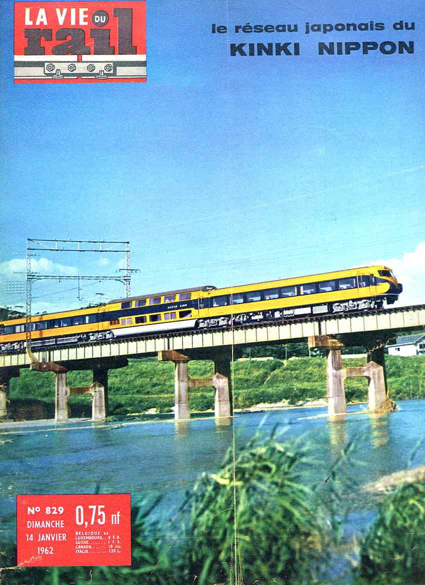 Vie Du Rail 829 14 Janvier 1962 Kinki Japon BB100 Fos Pont Amélie-les-Bains Tram Sofia - Eisenbahnen & Bahnwesen