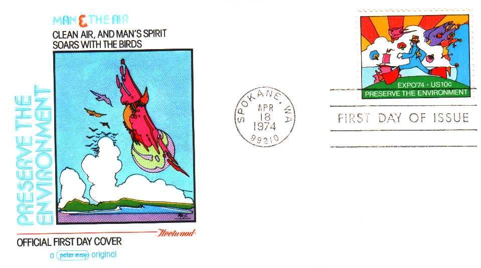 Usa 1974 Fdc Expo Preserve The Environment (3) - Natur