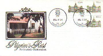 RSA 1985 Enveloppe Pelgrim´s Rest Mint # 1492 - Monuments