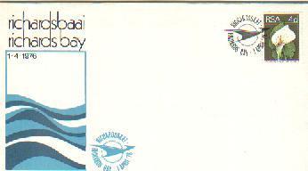 RSA 1976 Enveloppe Richardsbay Mint # 1408A - Lettres & Documents
