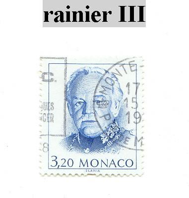 Timbre De Monaco Rainier III - Otros & Sin Clasificación