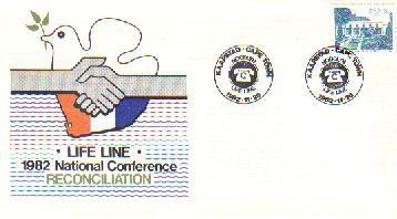 RSA 1982 Enveloppe Reconciliation Mint # 1467 - Storia Postale