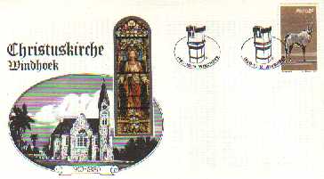 SWA 1980 Enveloppe Christus Church Mint # 1552 - Namibia (1990- ...)