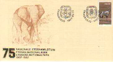 SWA 1982 Enveloppe Etosha Nat. Parks Mint # 1555 - Namibia (1990- ...)