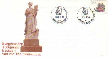 RSA 1993 Enveloppe Burgersdorp 100 Years Mint # 1548 - Lettres & Documents