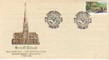 RSA 1992 Enveloppe Graaff Reinet Church Mint # 1547 - Christianity