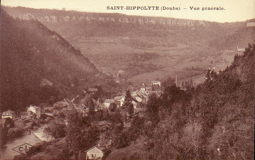 CPA - Saint-Hippolyte - Vue Générale - Saint Hippolyte