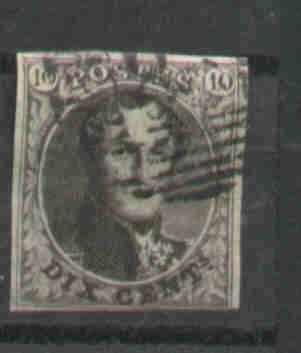 N° 3 Papier Mince  Cote 115  - Frolé Dessous  ***TB*** - 1849-1850 Medaglioni (3/5)