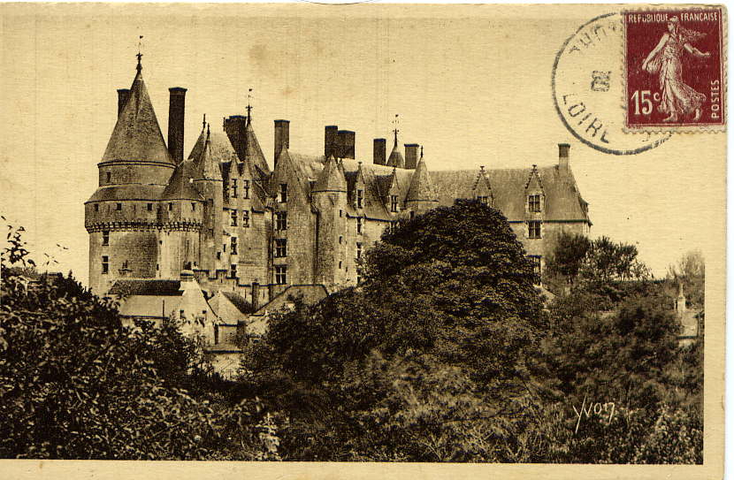 -1930- LANGEAIS- LE CHATEAU  N°23  éd Yvon Série LA DOUCE FRANCE-CHATEAU DE LA LOIRE - Châteaux