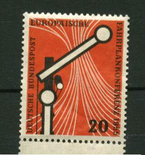 Allemagne . Fédérale ** N°  95  - "  Conf. Ferroviaires" . - Unused Stamps