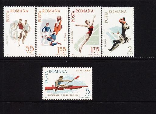 J2402 - Roumanie  2170/4  Neufs** 7,50 - Unused Stamps