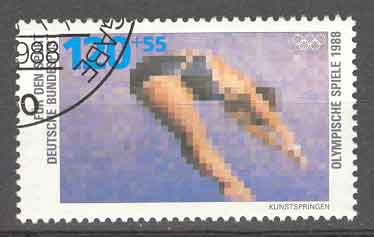Allemagne 1988. Natation. Jeux Olympiques Séoul 88. - Swimming