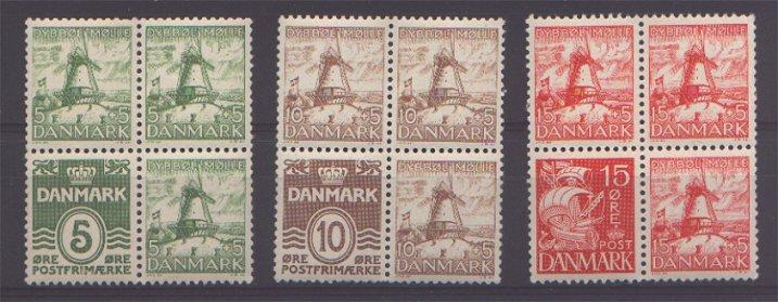 DENMARK, SE-TENANT 1937, F/VF MNH **! - Ongebruikt