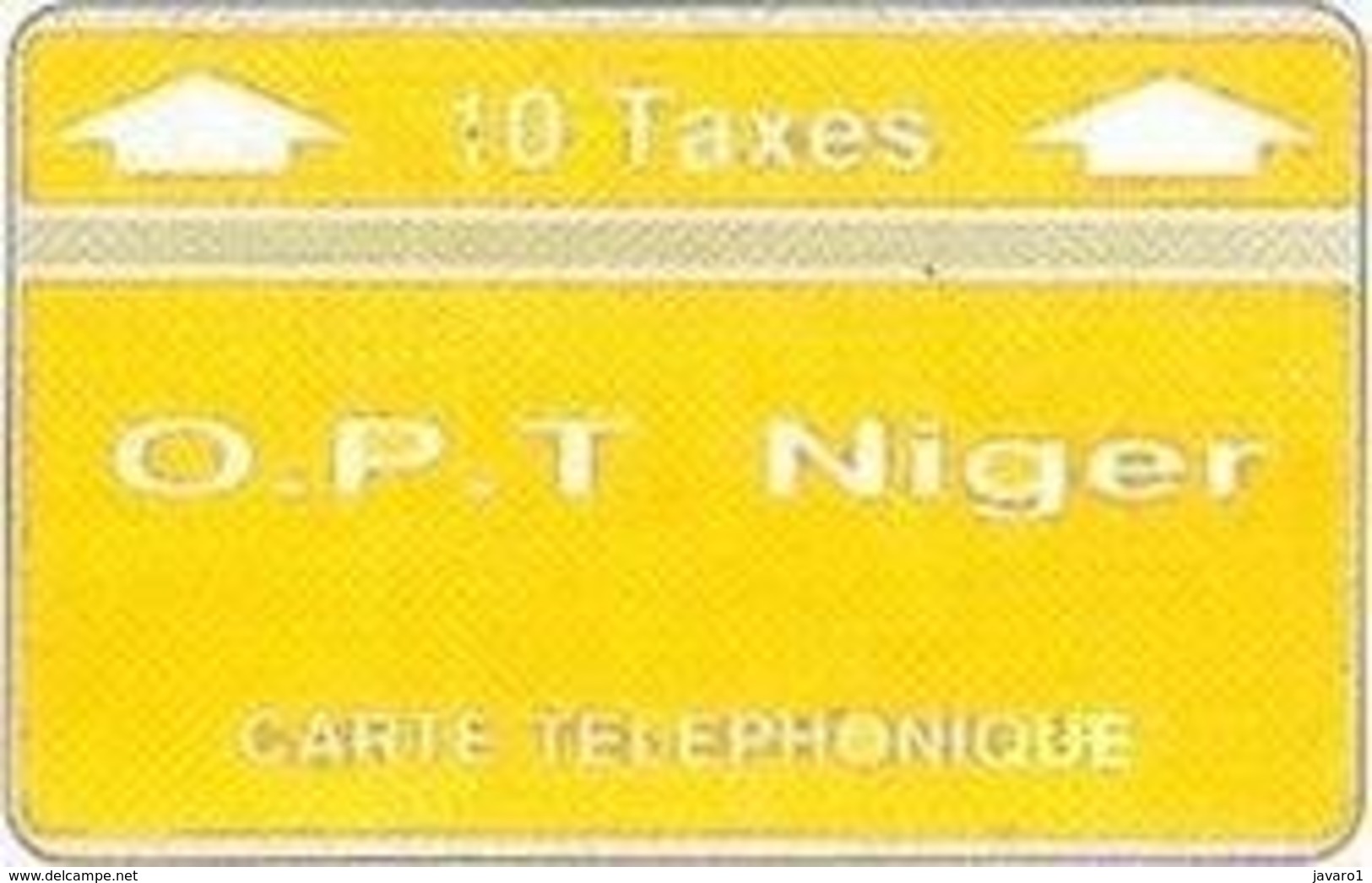 NIGER : D1 1st CARD !! 10 TAXES 812E  MINT - Niger