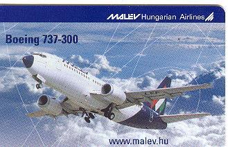 Hungary Prepaid Boeing 737-300 Second Serie - Hongrie