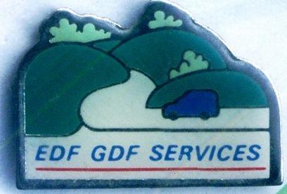 EDF GDF Services Voiture Dans La Campagne - EDF GDF