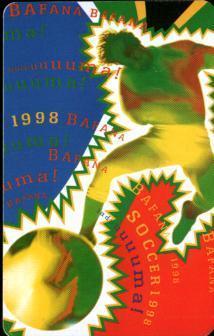 RSA Used Telephonecard "Bafana Bafana 1998" Code Tnbu - Afrique Du Sud