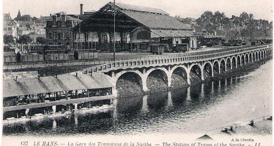 D72- LE MANS - VUE SUR LA GARE DES TRAMWAYS - Le Mans