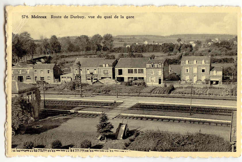 1465 - MELREUX - Route De Durbuy, Vue Du Quai De La Gare - Hotton
