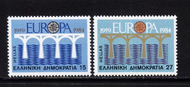 C725 - Grece 1984 - Yv.no.1533-4 Neufs** - Unused Stamps