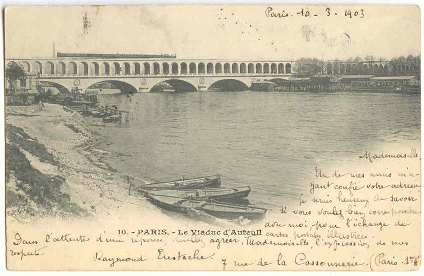 F270 - PARIS - Le Viaduc D'Auteuil ( - Altri & Non Classificati