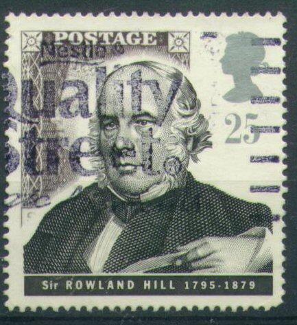 #1710 - Grande Bretagne/Rowland Hill Yvert 1834 Obl - Rowland Hill
