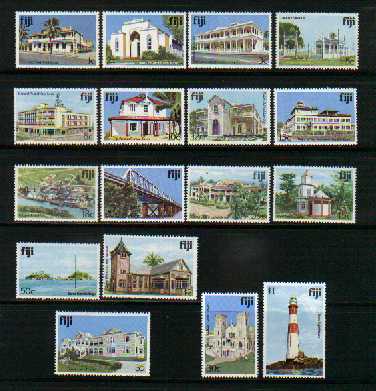 FIJI 1979 Mint Stamps Definitives 399-415 # 2100 - Fiji (1970-...)