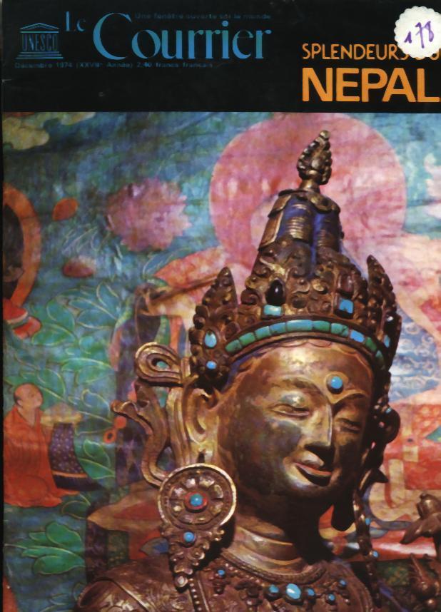 Courrier De L´Unesco Décembre 1974 - Splendeur Du Népal Katmandou Bodhnath Ma,dala Bouddhisme - Autres & Non Classés