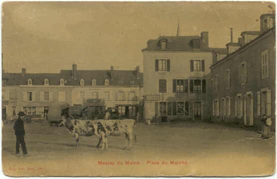 MESLAY Du MAINE - Place Du Marché - Meslay Du Maine