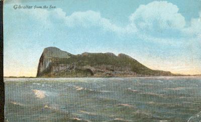 Gibraltar From The Sea - Gibraltar