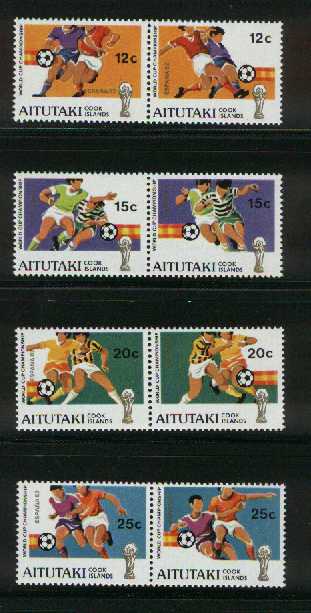 AITUTAKI 1981 MNH Stamps Soccer Champ. 412-419  # 6569 - Other & Unclassified