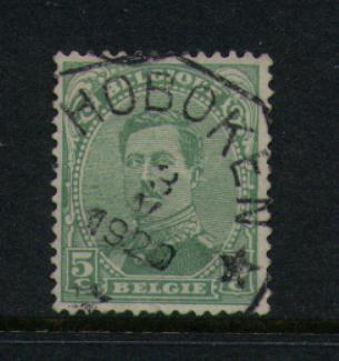 137 Met Telegraafstempel  HOBOKEN - 1915-1920 Albert I