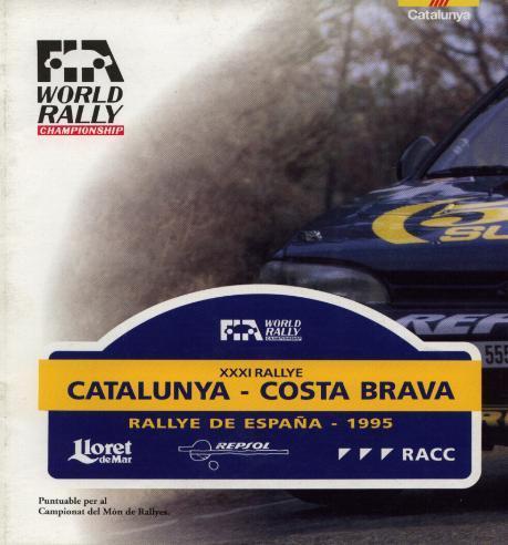 Programme Du Rallye Espagne 1995 - Auto