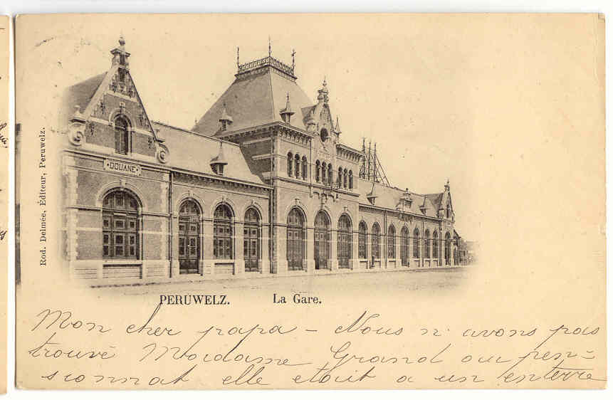1503 - PERUWELZ - La Gare - 1900 - Peruwelz