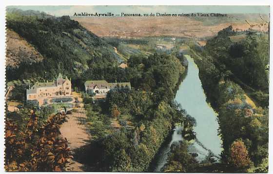 Amblève - Aywaille - Panorama, Vu Du Donjon En Ruines Du Vieux Château - Aywaille