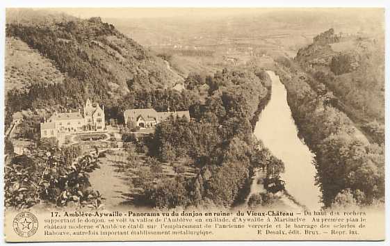 Amblève - Aywaille - Panorama Vu Du Donjon En Ruines Du Vieux Château - Aywaille