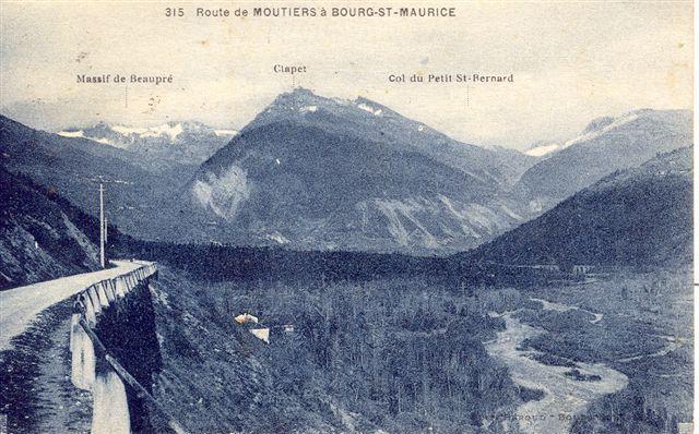 BOURG-SAINT-MAURICE - Route De Moutiers - Bourg Saint Maurice