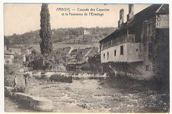 ARBOIS - Cascade Des Capucins Et La Panprama De L'Ermitage - Arbois