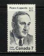 CANADA 1971 MNH Stamp Pierre Laporte 492 # 2340 - Nuovi