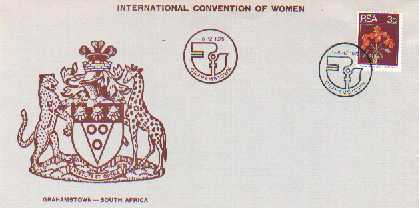 SOUTH AFRICA Enveloppe 1975 Woman Convention A # 1590 - Briefe U. Dokumente