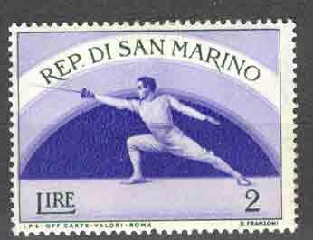 République De San Marin. Escrime, Fencing. - Scherma