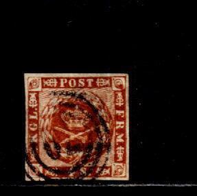 1282 - Danemark  Yv.nos.8 Oblitere - Used Stamps