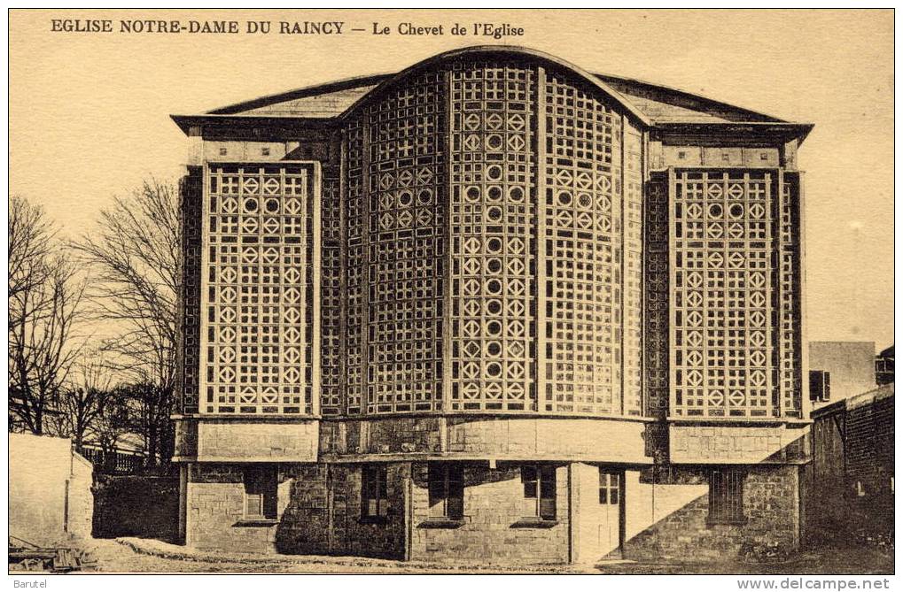 LE RAINCY - Le Chevet De L´Eglise Notre-Dame - Le Raincy