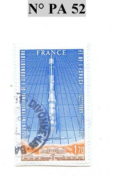 Timbre De France Sur Fragment   PA N° 52 - 1960-.... Oblitérés
