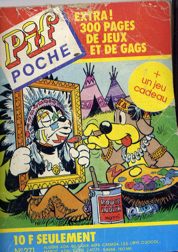 PIF POCHE N° 271 --année 1988 - Pif Gadget