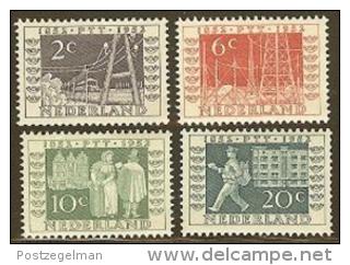 NEDERLAND 1952 Jubileum Zegels L.plakker 593-596 #107 - Unused Stamps