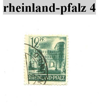 Timbre D´allemagne  REINLAND-PFALZ N° 4 - Colecciones