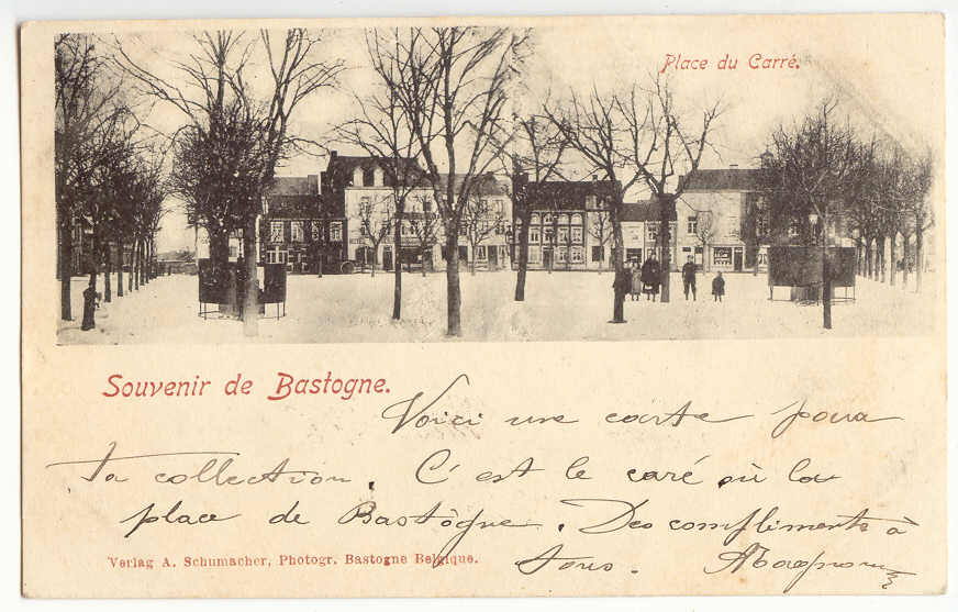 9 - BASTOGNE - Place Du Carré 1902 - Bastogne