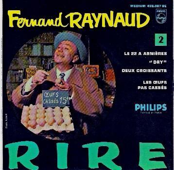 FERNAND RAYNAUD / RIRE N°2   /  EP 4 TITRES 432027 - Humour, Cabaret