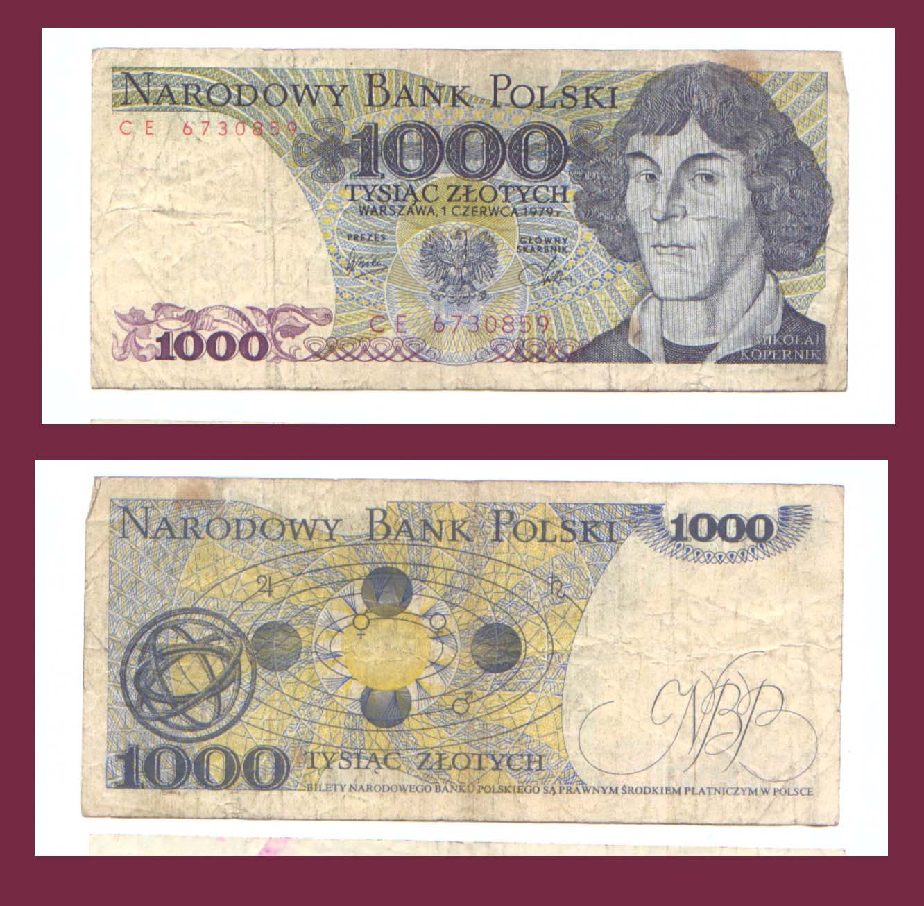 1000 ZLOTYCH 1979 - Polonia